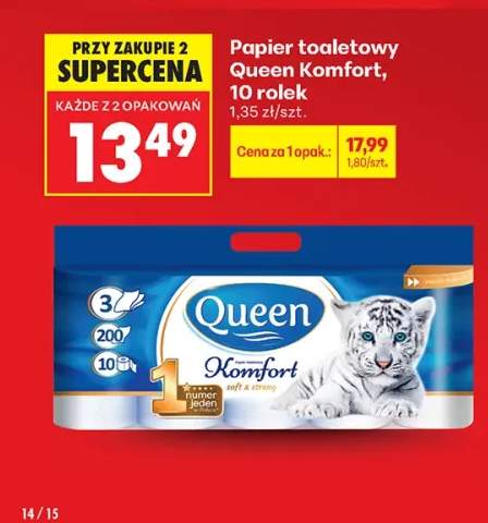 Papier toaletowy Queen Komfort
