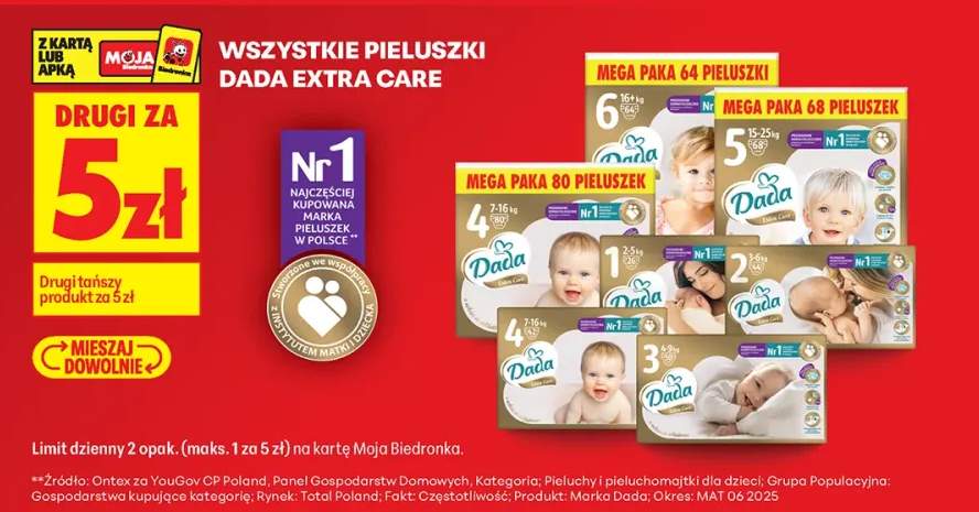 Pieluszki Dada Extra Care