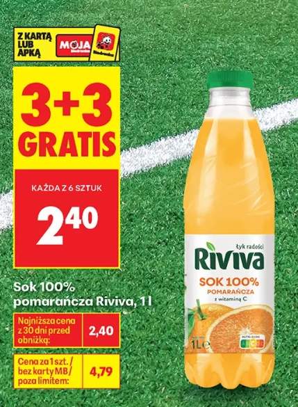 Sok 100% pomarańcza Riviva