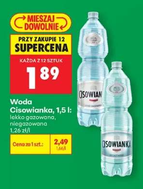 Woda Cisowianka niegazowana
