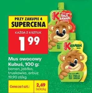 Mus owocowy Kubuś truskawka