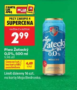Piwo Žatecký 0,0%