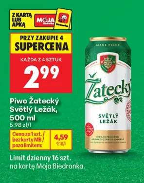Piwo Žatecký Světlý Ležák