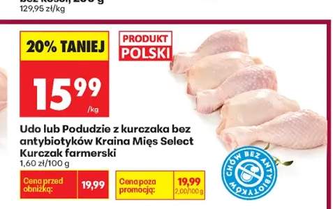 Podudzie z kurczaka bez antybiotyków Kraina Mięs Select Kurczak farmerski