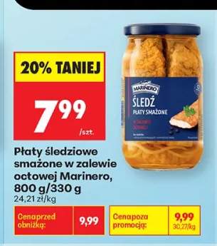 Płaty śledziowe smażone w zalewie octowej Marinero