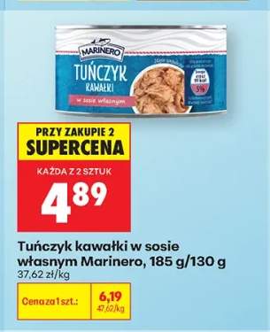Tuńczyk kawałki w sosie własnym Marinero
