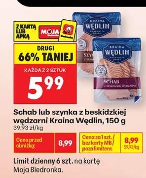 Schab z beskidzkiej wędzarni Kraina Wędlin