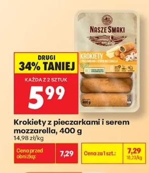 Krokiety z pieczarkami i serem mozzarella Nasze Smaki