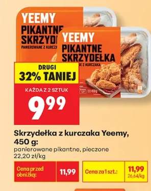 Skrzydełka z kurczaka panierowane pikantne Yeemy