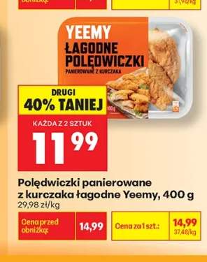 Polędwiczki panierowane z kurczaka łagodne Yeemy