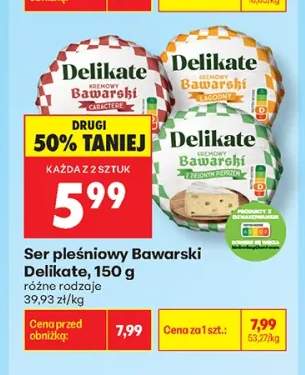 Ser pleśniowy Bawarski Delikate łagodny