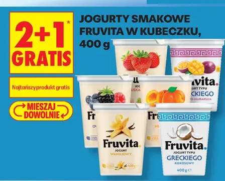Jogurt smakowy Fruvita w kubeczku