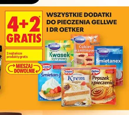 Dodatki do pieczenia Gellwe i Dr Oetker