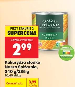 Kukurydza słodka Nasza Spiżarnia