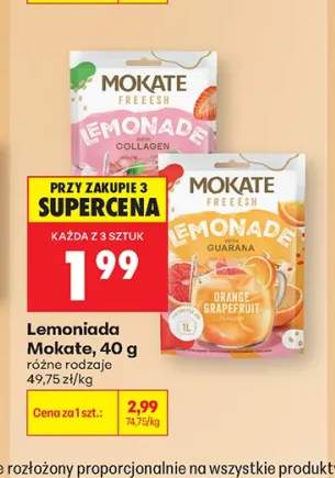 Lemoniada Mokate Freesh Guarana Orange Grapefruit