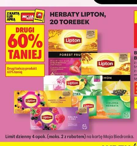 Herbata ziołowa Lipton Pokrzywa 20-pak