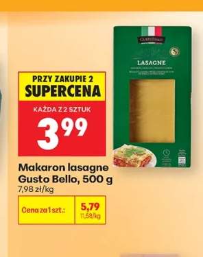 Makaron lasagne Gusto Bello
