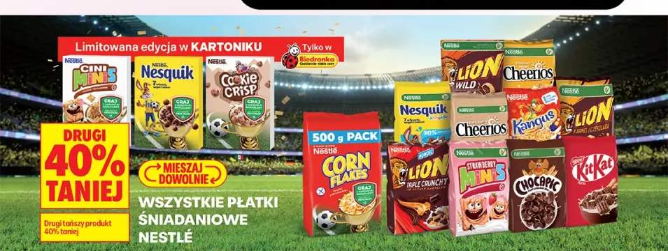 Płatki śniadaniowe Nestlé
