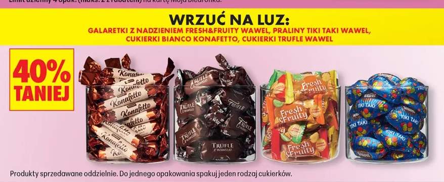 Cukierki Trufle Wawel luz
