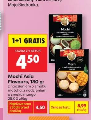 Mochi Asia Flavours z nadzieniem o smaku mango