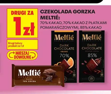 Czekolada gorzka 70% kakao Meltié