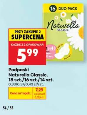 Podpaski Naturella Classic 18 szt.