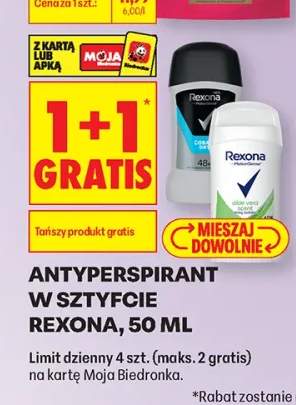 Antyperspirant w sztyfcie Rexona