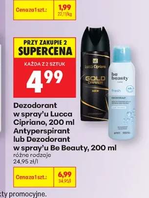 Dezodorant w spray'u Lucca Cipriano