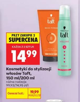 Żel do stylizacji włosów Taft Maxx Power
