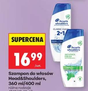 Szampon do włosów Head & Shoulders Menthol Fresh