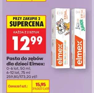 Pasta do zębów dla dzieci Elmex 0-6 lat