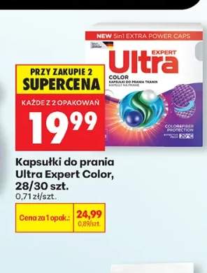 Kapsułki do prania Ultra Expert Color 30-pak