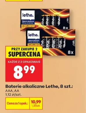 Baterie alkaliczne Lethe AA 8-pak