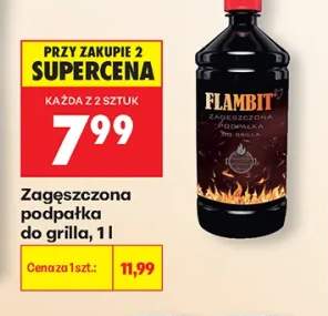 Zagęszczona podpałka do grilla Flambit