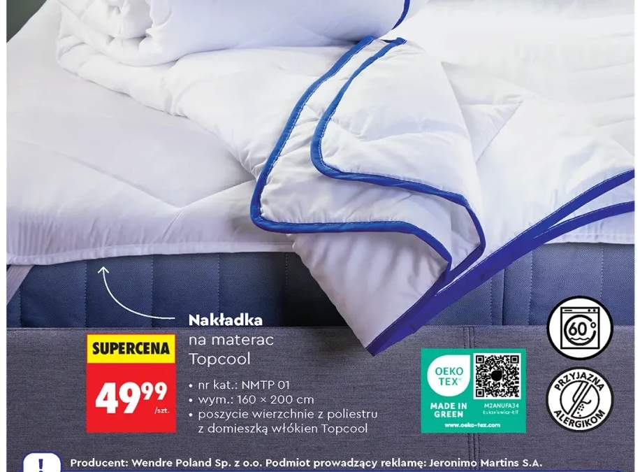 Nakładka na materac Smukee Topcool