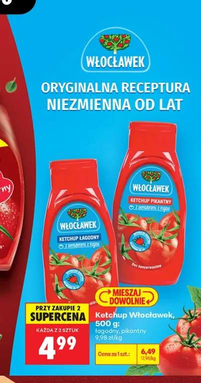 Ketchup Włocławek łagodny