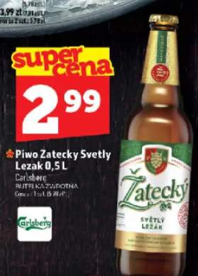Piwo Zatecky Svetly Lezak
