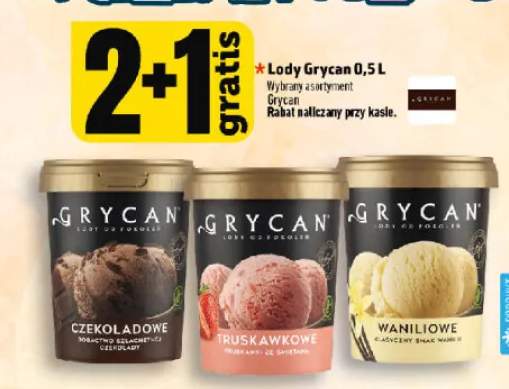 Lody Grycan truskawkowe