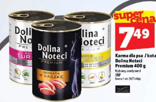 Karma dla psa Dolina Noteci Premium z kurczakiem