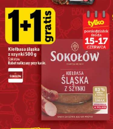 Kiełbasa śląska z szynki Sokołów