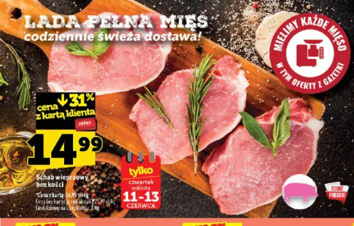 Schab wieprzowy bez kości