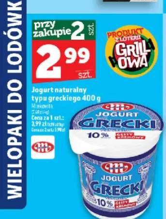 Jogurt naturalny typu greckiego Mlekovita