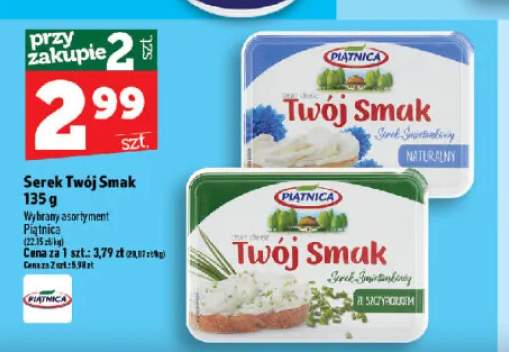Serek Twój Smak naturalny Piątnica
