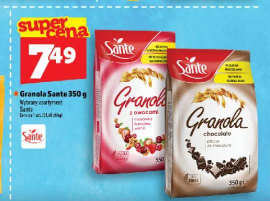 Granola czekoladowa Sante