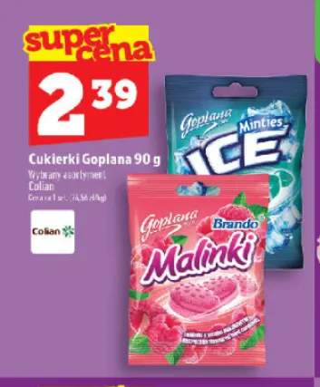 Cukierki Goplana Brando Malinki