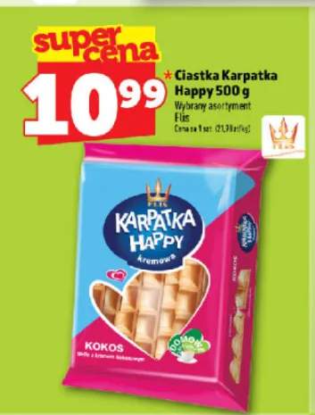 Ciastka Karpatka Happy Flis