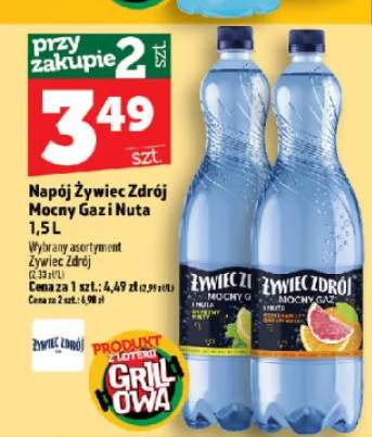 Napój Żywiec Zdrój Mocny Gaz i Nuta Pomarańczy Grejpfruta