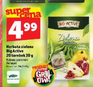 Herbata zielona Big Active 20-pak