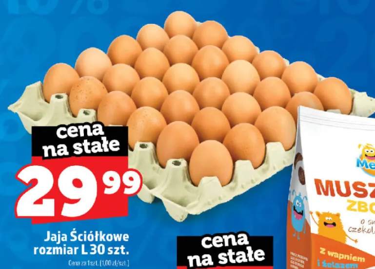 Jaja ściółkowe rozmiar L 30-pak