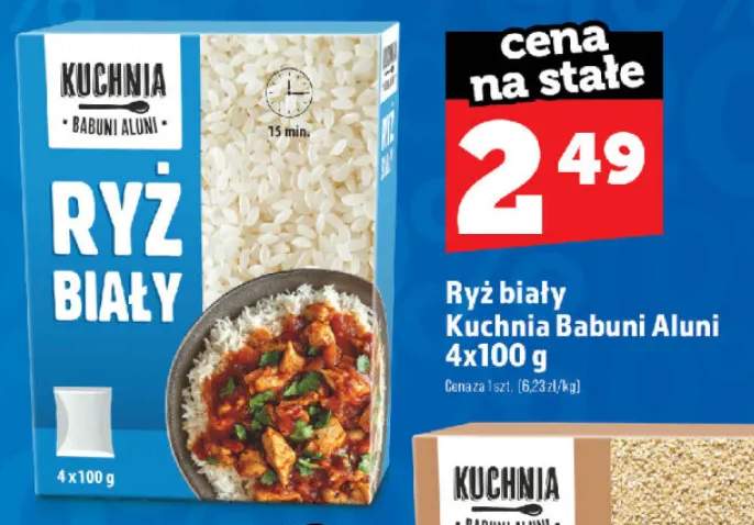 Ryż biały Kuchnia Babuni Aluni 4-pak 100 g